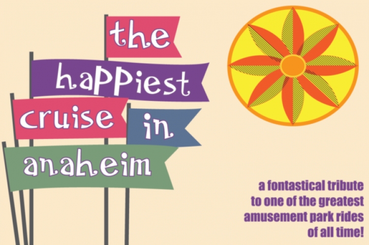 The Happiest Cruise in Anaheim Font Download