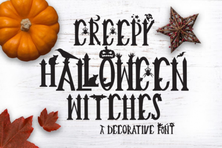 Creepy Halloween Witches Font Download