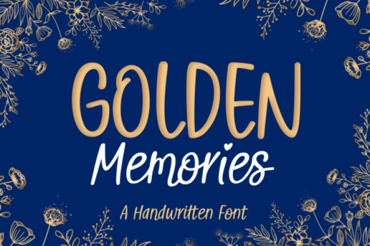 Golden Memories Font Download