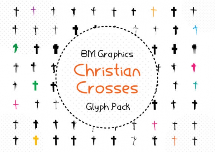 BM Graphics - Christian Crosses Font Download