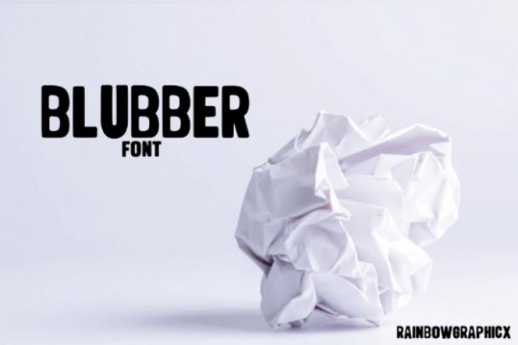 Blubber Font Download