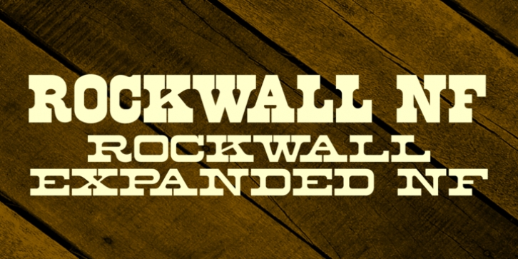 Rockwall NF Font Download