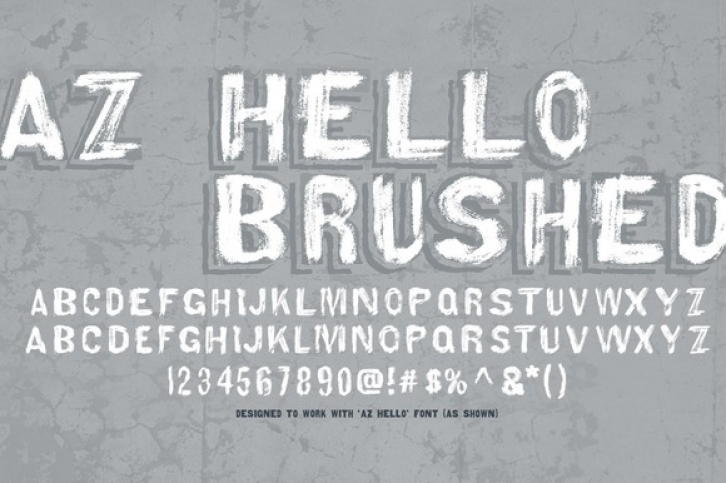 AZ Hello Brushed Font Download
