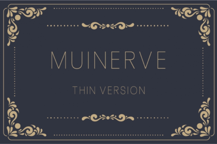 Muinerve Thin Font Download