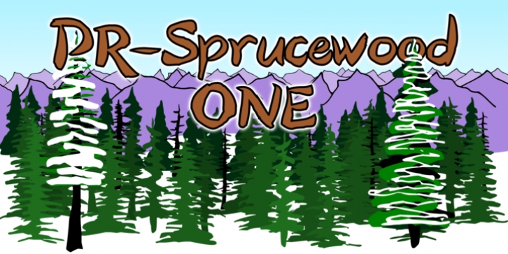 PR Sprucewood 01 Font Download
