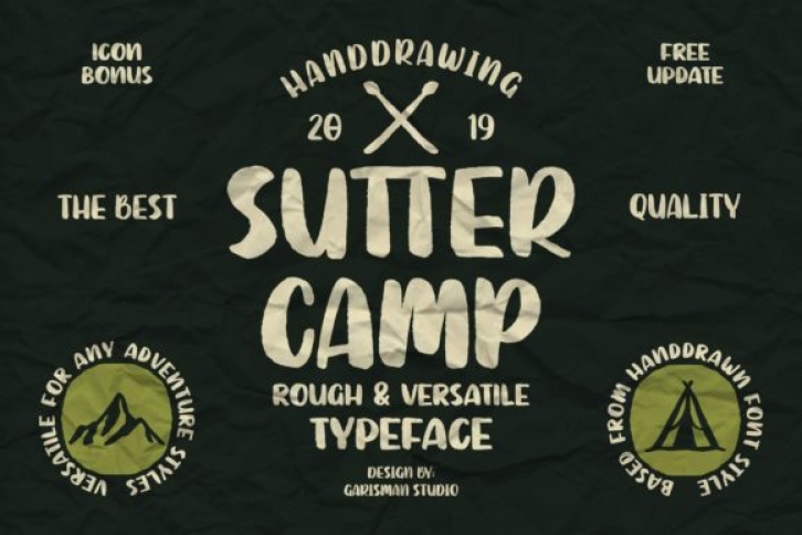 Sutter Camp Font Download