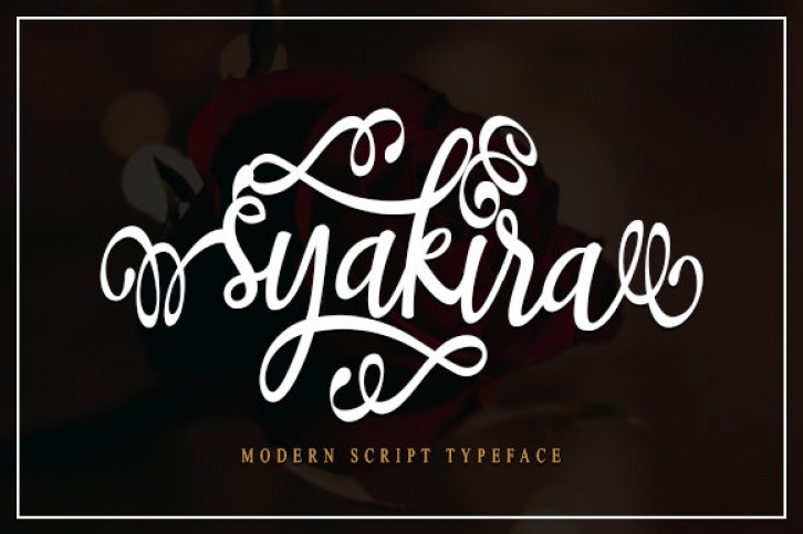 Syakira Script Font Download