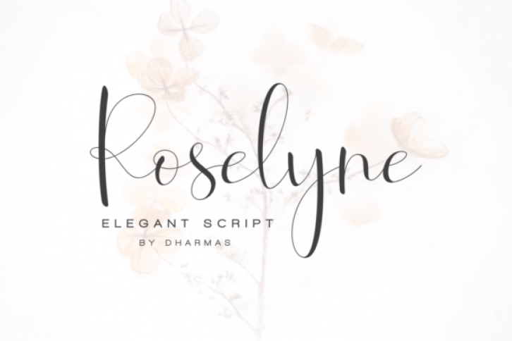 Roselyne Script Font Download