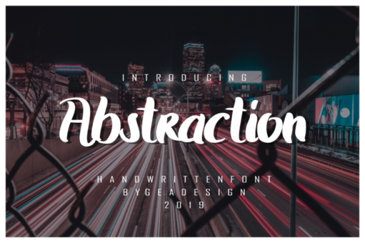 Abstraction Font Download
