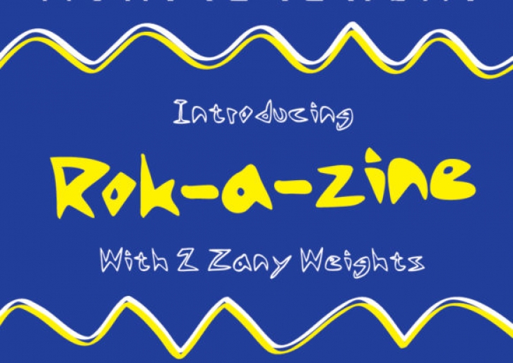 Rok-a-zine Font Download