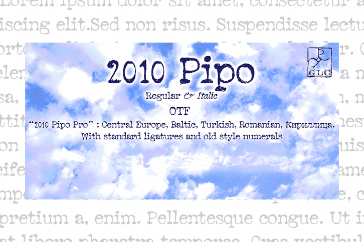 2010 Pipo Family Font Download