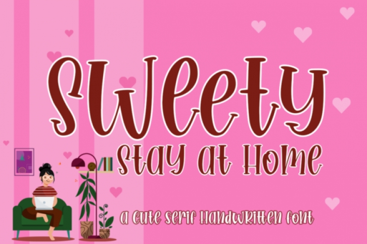 Sweety Stay at Home Font Download