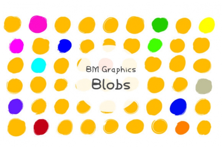 BM Graphics - Blobs Font Download