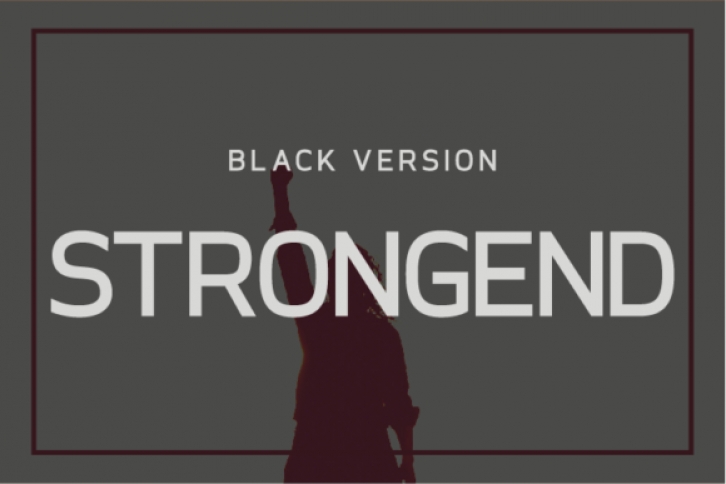 Strongend Black Font Download