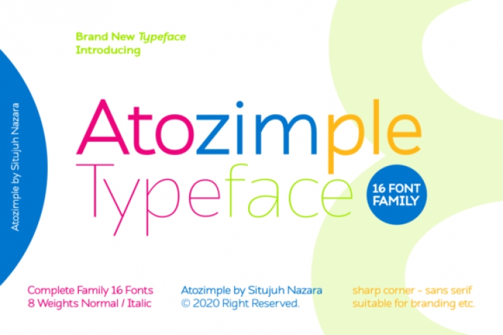 Atozimple Font Download