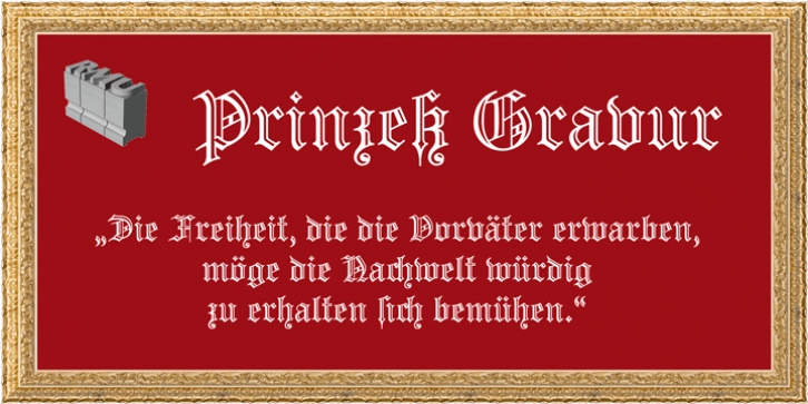 Prinzess Gravur Font Download