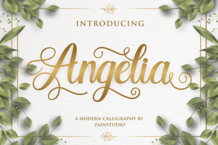 Angelia Font Download