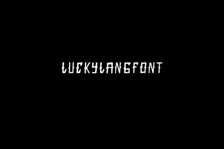 Luckylangfont Font Download