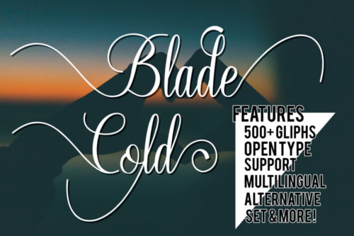 Blade Cold Font Download