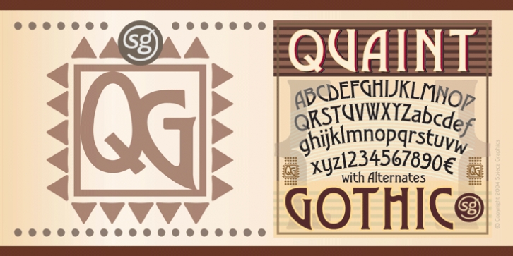 Quaint Gothic SG Font Download