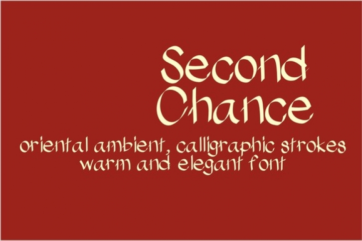 Second Chance Font Download