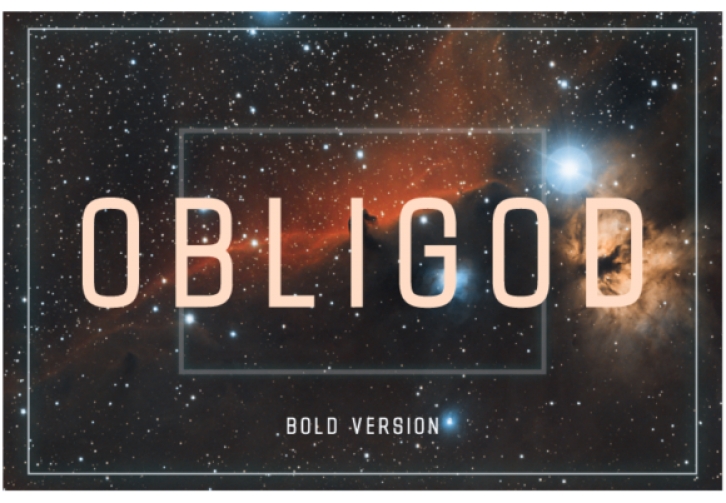 Obligod Bold Font Download