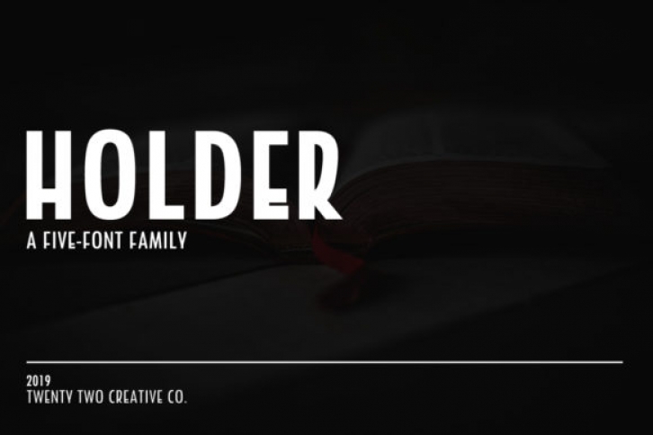 Holder Family Font Download