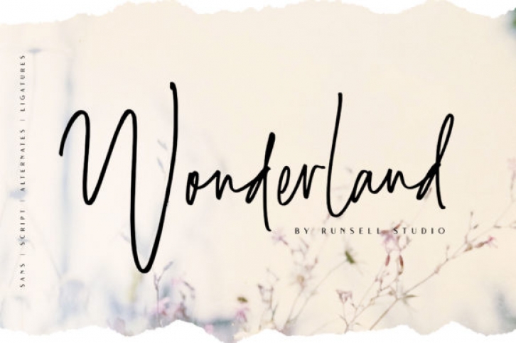 Wonderland Font Download