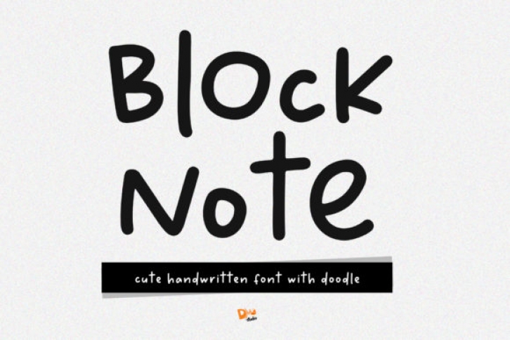 Block Note Font Download