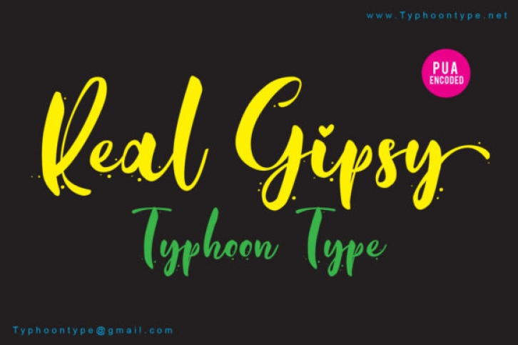 Real Gipsy Font Download