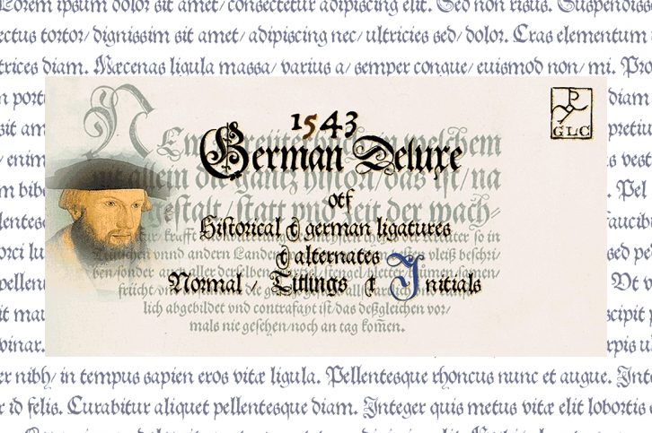 1543 German Deluxe Font Download