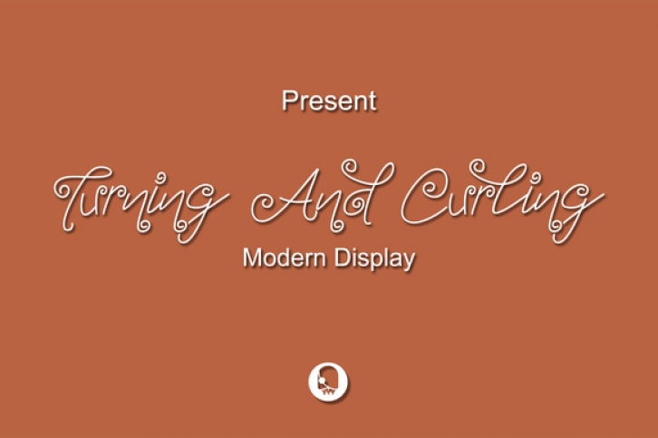 Turning And Curling Font Download