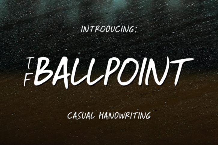 Ballpoint Font Download