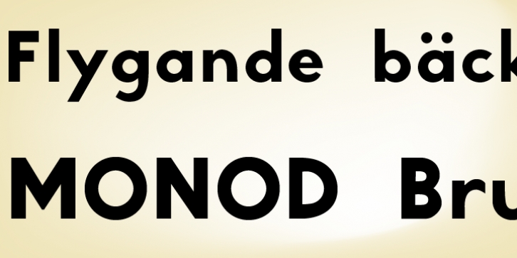 Monod Brun Font Download