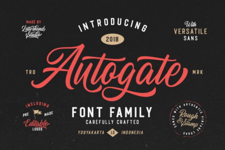Autogate Family Font Download