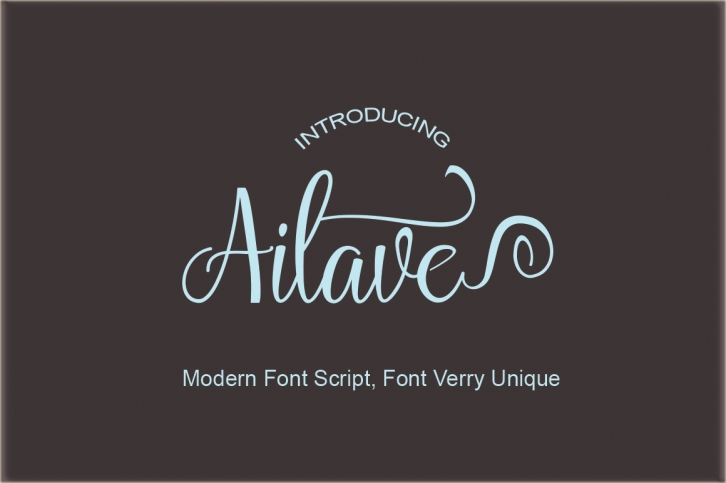 Ailave Font Download