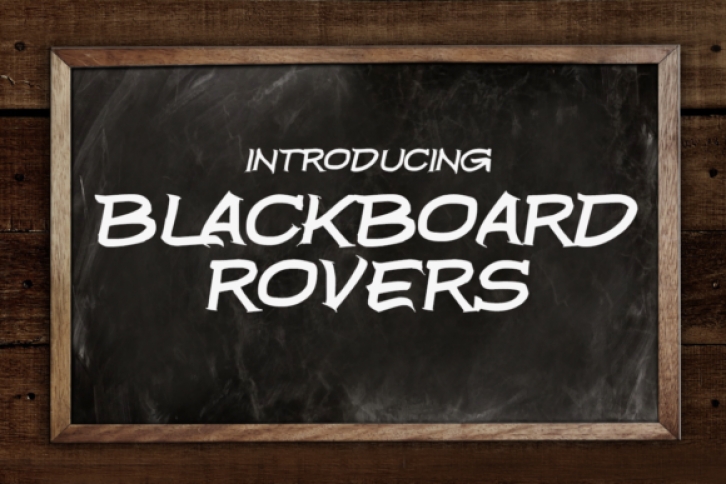 Blackboard Rovers Font Download