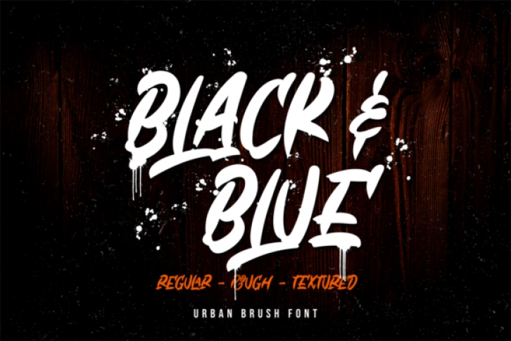 Black & Blue Font Download