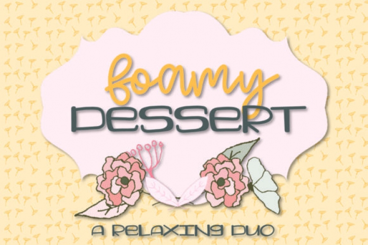 Foamy Dessert Font Download
