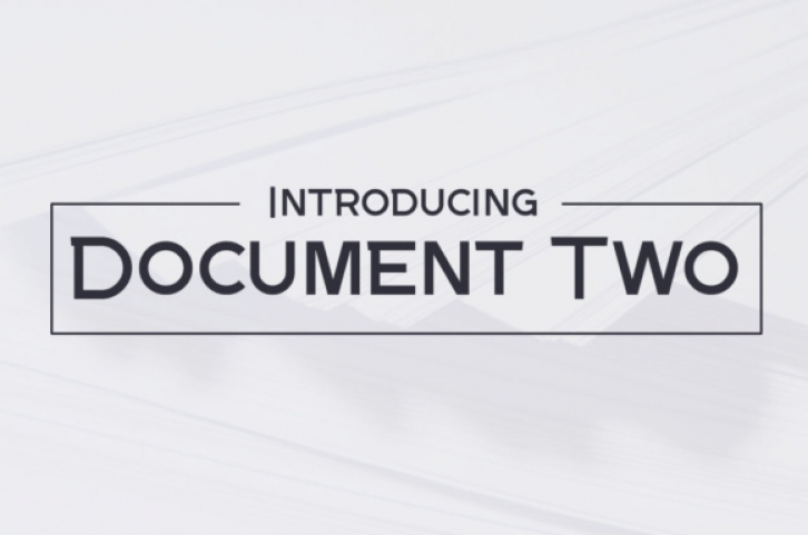 Document Two Font Download