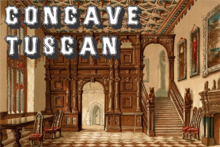 Concave Tuscan Family Font Download