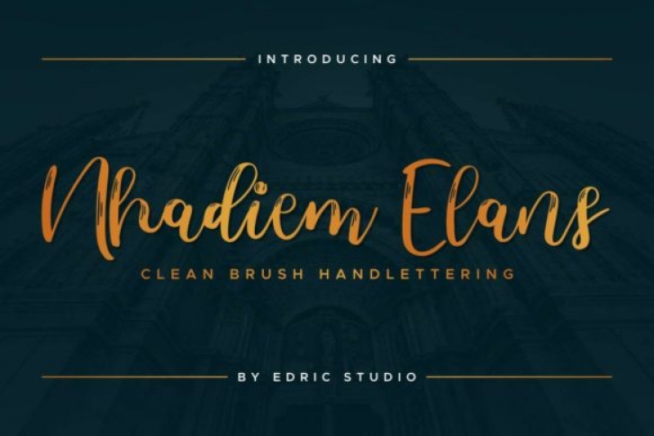 Nhadiem Elans Font Download