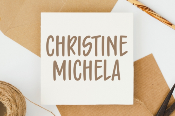 Christine Michela Font Download