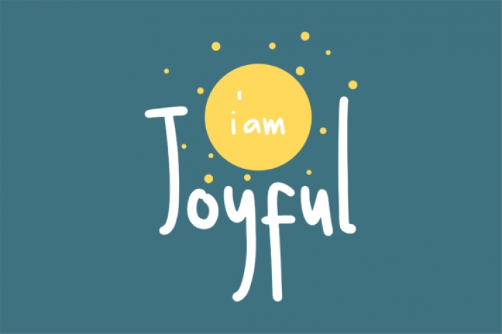 I Am Joyful Font Download