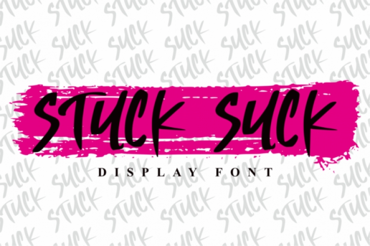 Stuck Suck Font Download