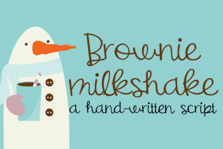 Brownie Milkshake Font Download