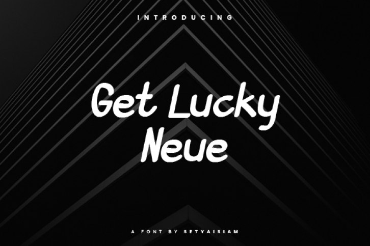 Get Lucky Neue Font Download