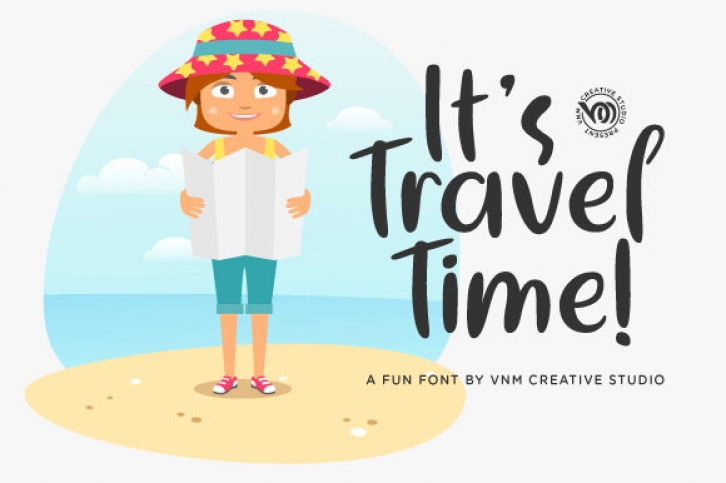 It's Travel Time Font Download