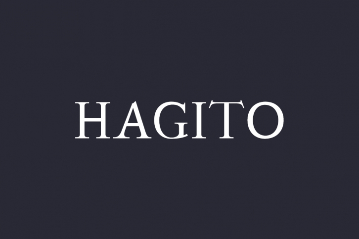Hagito Font Download