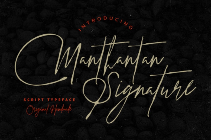 Manthantan Signature Font Download